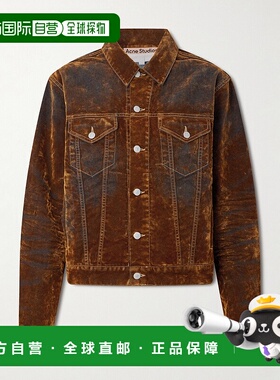 1h可退 香港直邮Acne Studios 艾克妮 女士 植绒牛仔布夹克 C9020