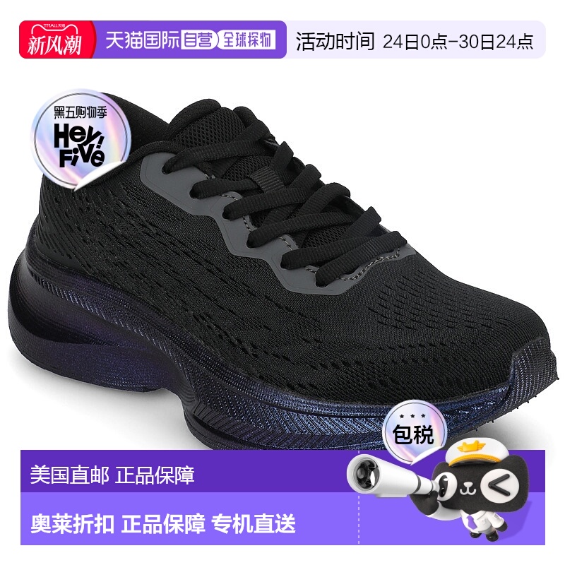 自营 journee collectionJournee女式Blume休闲运动鞋-黑色 美国