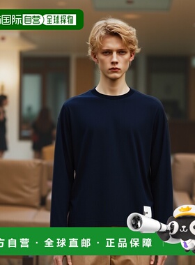 香港直邮THOM BROWNE 男士T恤 MJS289A00042415 AW2025 蓝色上衣