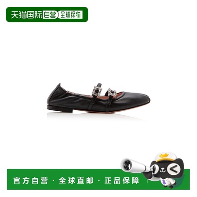 1h可退 香港直邮ROGER VIVIER 罗杰 维维亚 女士 水晶装饰皮质芭