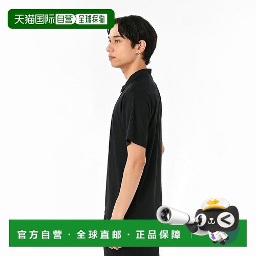 日本直邮New Balance 半袖吸汗速干男士针织polo衫 [无] 黑色