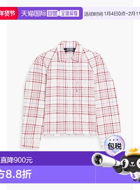 1h可退 香港直邮潮奢 Jacquemus 男士 Criollo 格纹棉提花衬衫式