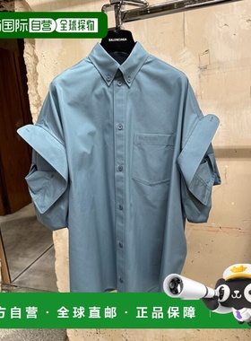 香港直邮26SS Tucked Sleeve 衬衫 Women