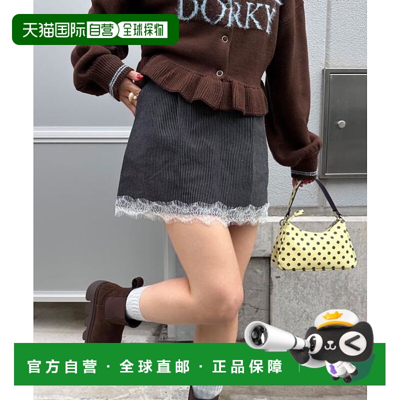 1h可退 日本直邮官方授权 CIAOPANIC 〈波点/条纹/纯色〉蕾丝拼接