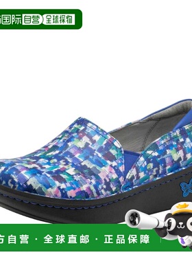 自营Alegria Debra Clog女式蓝色迎宾背部吸墨纸护理鞋JOBB1134-
