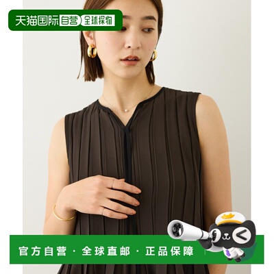 日本直邮ROPE' 女装 梨地乔其纱褶皱通勤衬衫 2026AGGH26320