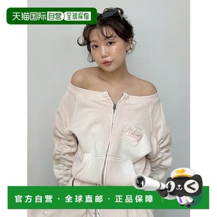 98660671 日本直邮SNIDEL 奥夫肖尔拉链LOGO套头衫