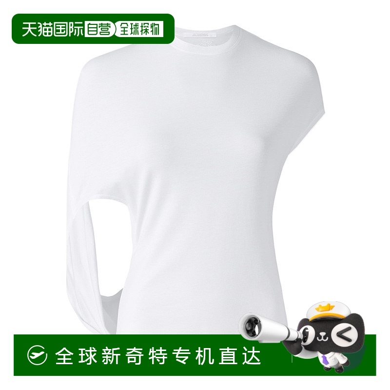 1h可退 香港直邮JACQUEMUS 女士T恤 251JS2362476100 SS2025 白色