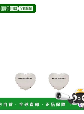 香港直邮MARC JACOBS 女士耳饰 2F5JER001J46029 SS2026 白色耳钉