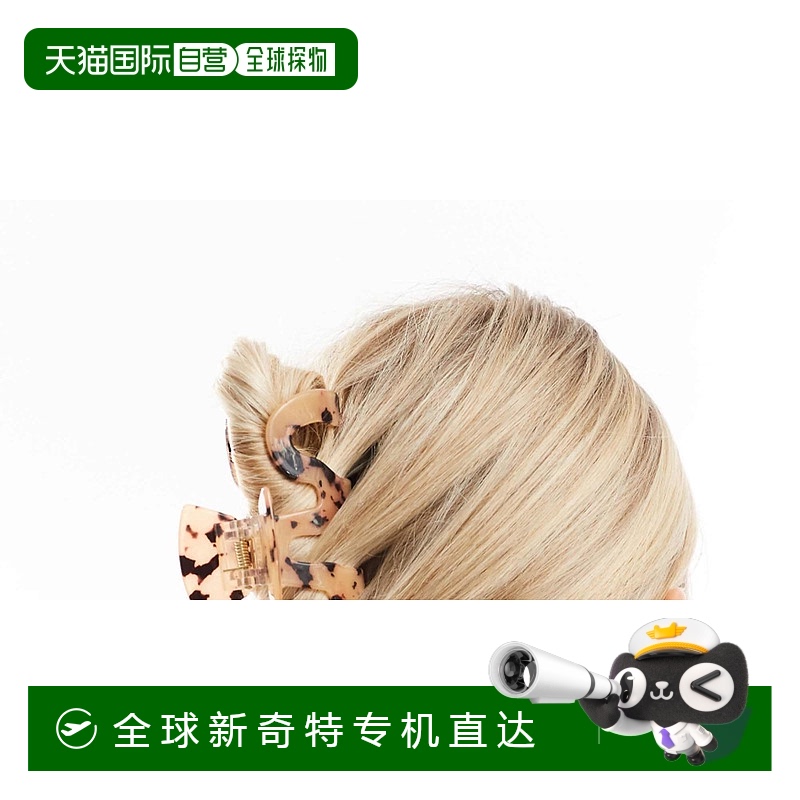 香港直邮潮奢 ASOS 女士 XL 设计蟹钳发卡(tort) colorful花色 舒