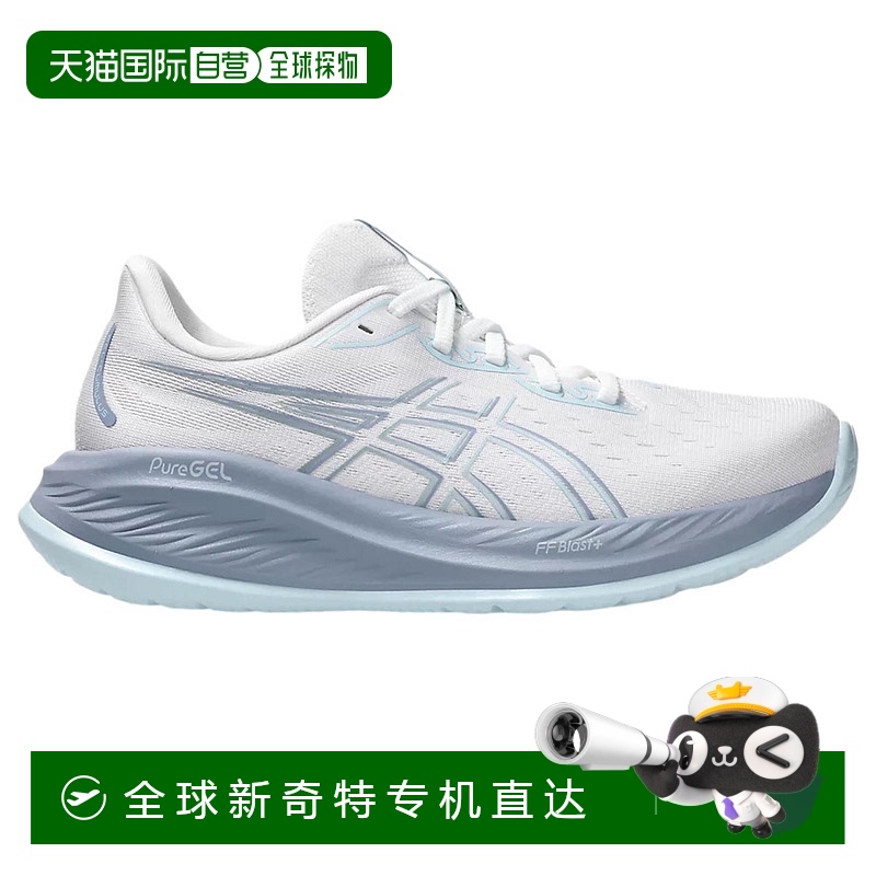 自营Asics GEL积云26白色/冷灰色1012B599-102女式-蓝色 【美国奥