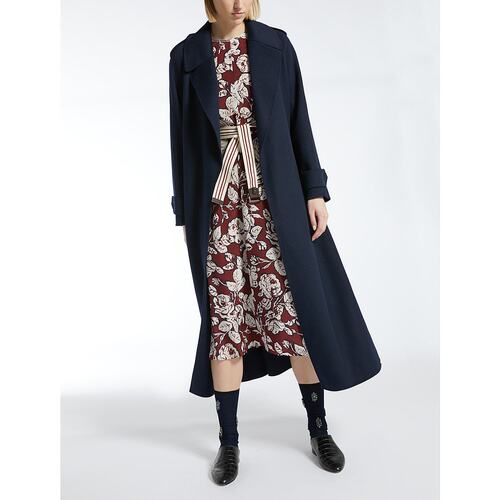 MAX MARA 女士外套 9016038906012 AW2018 黑色 SONALE 束腰大衣