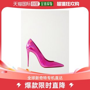 Christian Louboutin 女士Kate 香港直邮潮奢 100 虹彩皮革高跟鞋