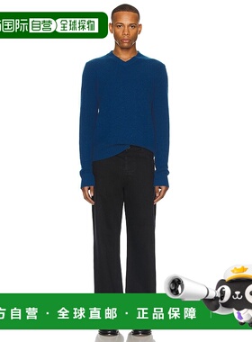 1h可退 香港直邮The Row 男士 Ross 牛仔裤 554W2352 black黑色