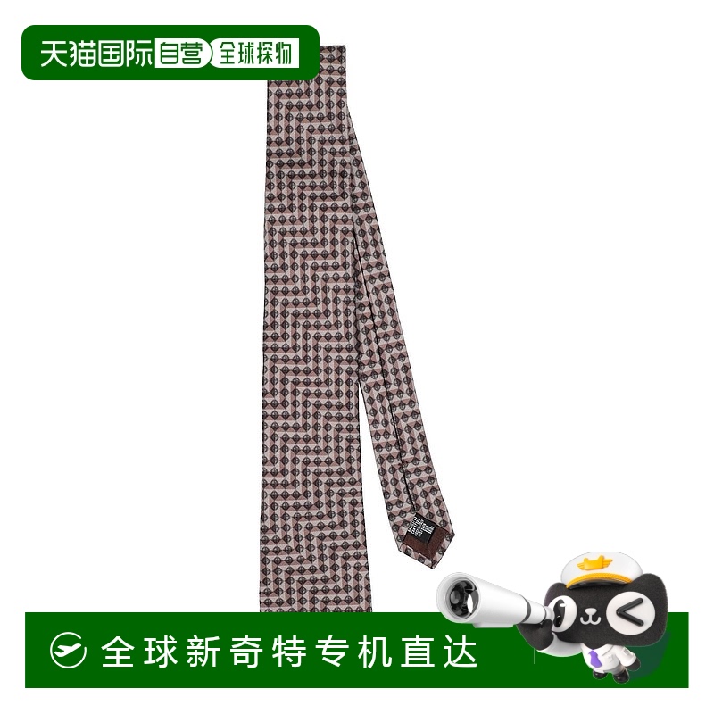 1h可退 香港直邮潮奢 Armani 阿玛尼 男士 蝴蝶结领带 brown棕色