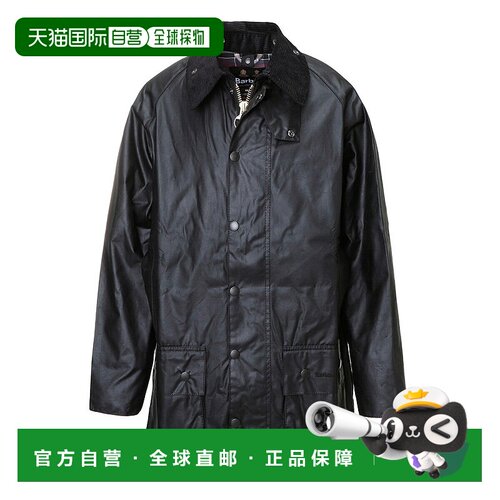 日本直邮Barbour 蜡涂层夹克男式 mwx0017bk91 BEAUFORT WAXED CO