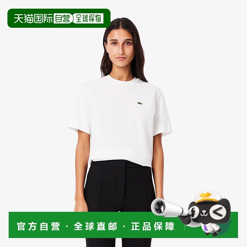 日本直邮【日本直邮】LACOSTE法国鳄鱼女款T恤TF7215-001