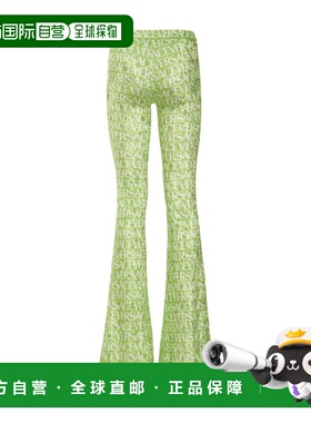 香港直邮VERSACE 女士休闲裤 77IA86089NUCZMDA1 SS2023 绿色