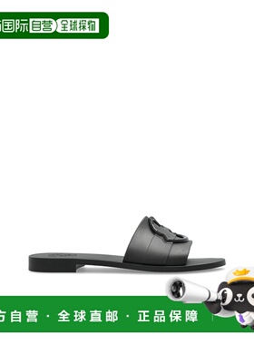 香港直邮MONCLER 女士凉鞋 K109B4C00040M4095999 CO黑色 拖鞋