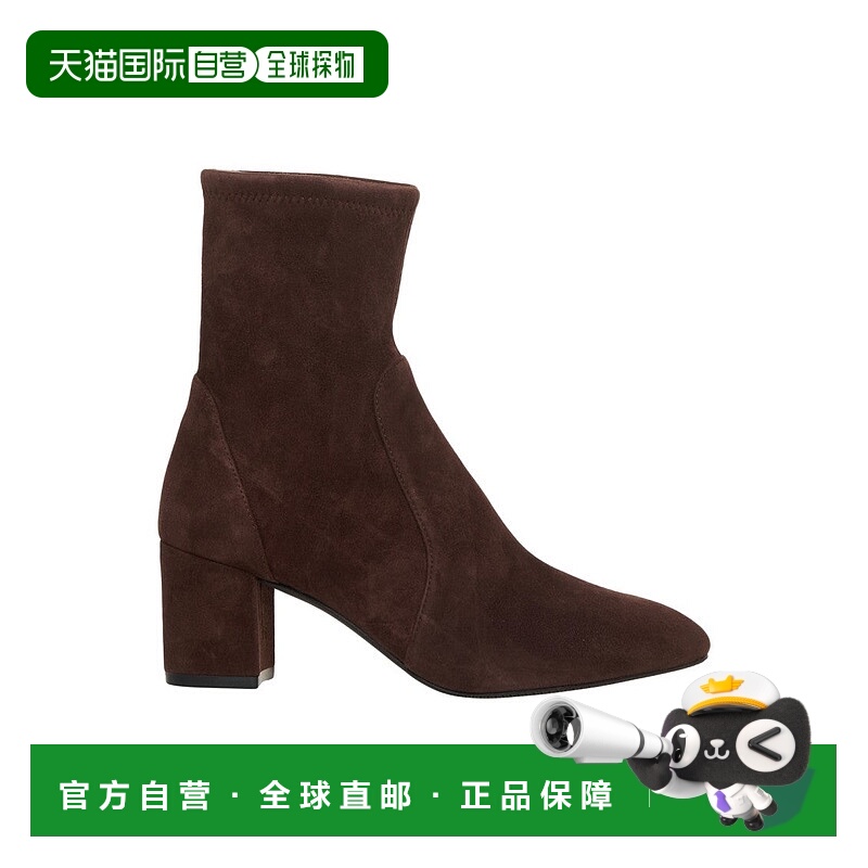 自营stuart weitzmanYuliana' Suede Boots - black 美国奥莱直发