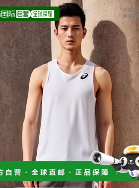 日本直邮ASICS MS 跑步衬衫男式 XT1038-01 田径慢跑