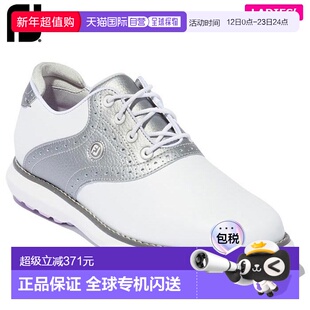 日本直邮FootJoy 女士 FJ TRADITIONS 无钉高尔夫球鞋 97897 白色