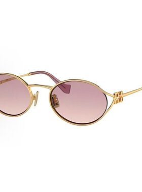 Miu Miu 缪缪 女士 徽标太阳镜 MU52YS metal金属色 舒适时尚