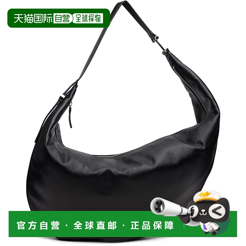 1h可退 香港直邮潮奢 Marni 玛尼 女士 黑色中号 Dot 单肩包 SBMP