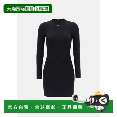Black Long Sleeve Mini Tight Dress