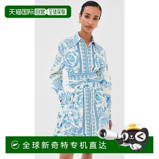 Barocco 1h可退 女士 香港直邮Versace 水底棉府绸连衣裙 范思哲