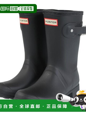 日本直邮Hunter 经典探险短款防水雨靴 [WFS2205RMA BLK] 黑色