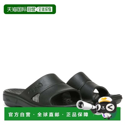 自营Women's Ryka Restore Sandals Black Round Toe Comfort Sli