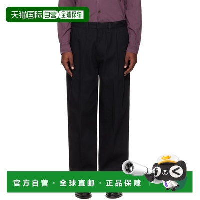 1h可退 香港直邮潮奢 boss 雨果 男士 黑色 Relaxed-Fit 牛仔裤 5