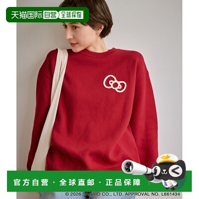 1h可退 日本直邮ROPE' PICNIC 若佩尼 ×Hello Kitty女士提花针织