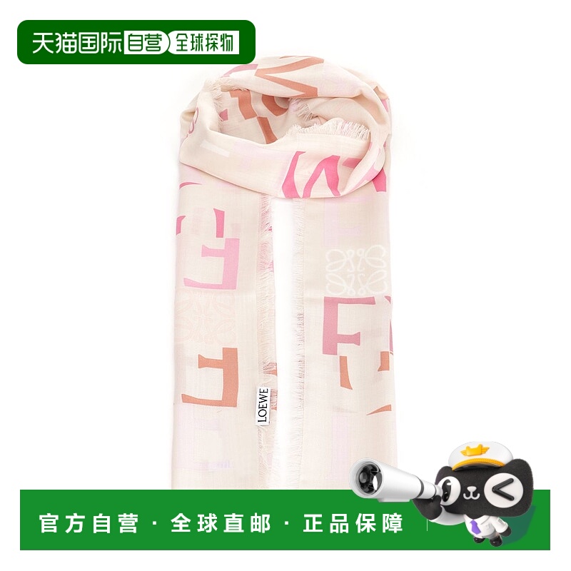 香港直邮LOEWE 女士围巾 FSA2S1SW028894 SS2026 花色 Scarf