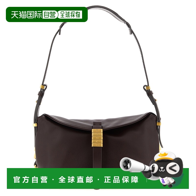 1h可退 香港直邮PINKO 女士斜挎包 105895A1ZXLA7Q AW2025 棕色 S
