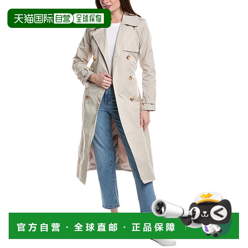 自营NOIZE伊芙琳风衣-棕褐色 美国奥莱直发