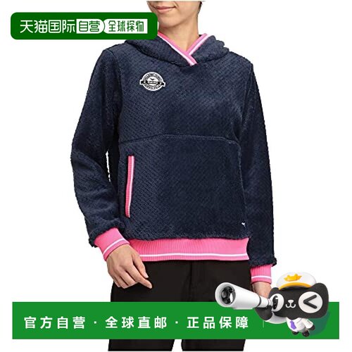 【日本直邮】Mizuno美津浓 高尔夫抓绒连帽衫 E2JC1743女士 深蓝