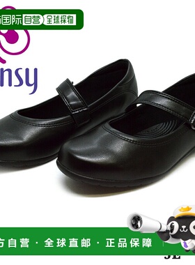日本直邮Pansy办公鞋女士办公鞋工作鞋魔术贴3E Recruit 浅口鞋