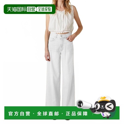 自营le jeanWomen's Juliette Wide Leg Pants In White - white