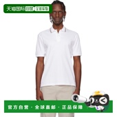 波士 香港直邮潮奢 1h可退 Cotton BOSS 白色 Striped 男士 Logo