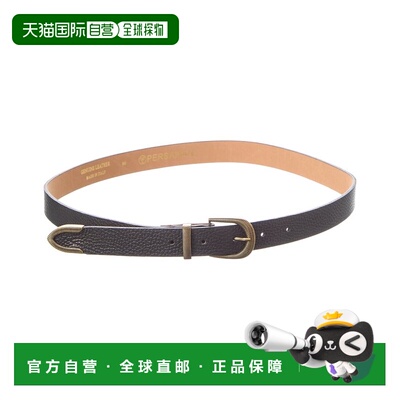 自营Persaman New York Riley18 Leather Belt - black 美国奥莱