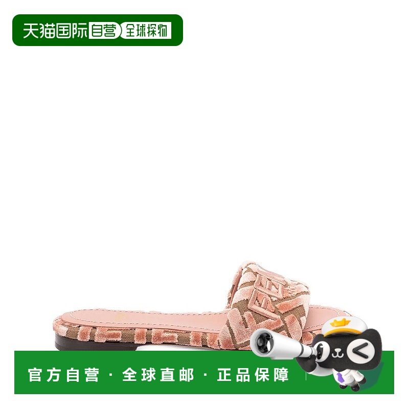 香港直邮FENDI 女士凉鞋 8R8092AY9ZF1TP2 AW2025 粉红色 `Ff` Sl