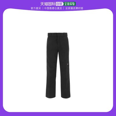 香港直邮潮奢 Dickies 男士黑色聚酯混纺裤子