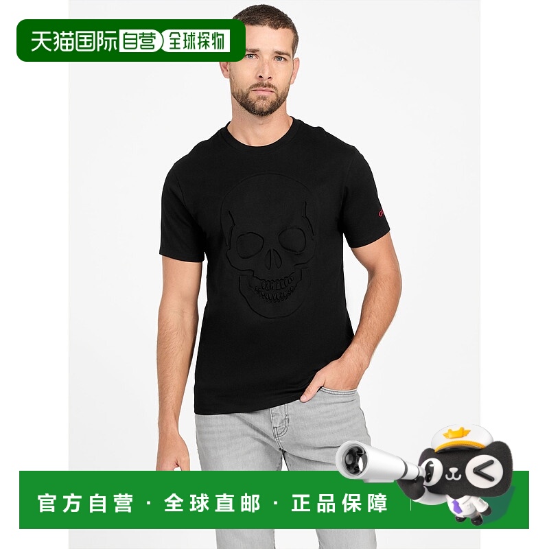 自营 guessEco Gabrin Crewneck T恤 - 黑色 美国奥莱直发男装