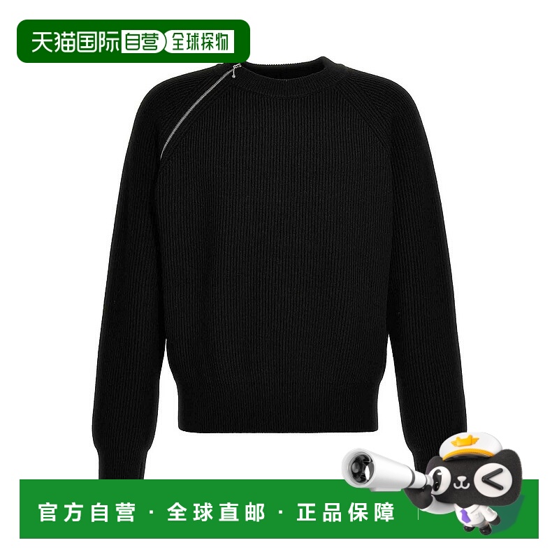 1h可退 香港直邮BURBERRY 男士卫衣 8083175 AW2024 黑色 Zip Det