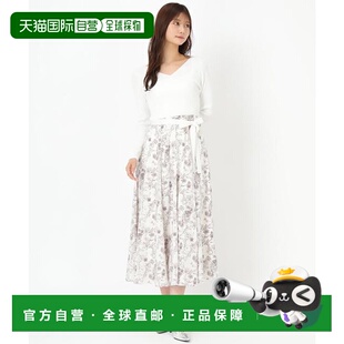 1h可退 日本直邮MISCH MASCH 2025春夏新款 荷叶边花朵拼接连衣裙