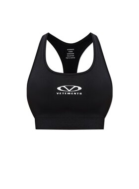 VETEMENTS 女士背心吊带 WA66TO210B2750BLACK SS2025