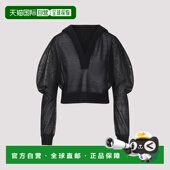 香港直邮潮奢 长袖 alaia 1h可退 女士 ALAÏA 连帽上衣 AA9H1268K0