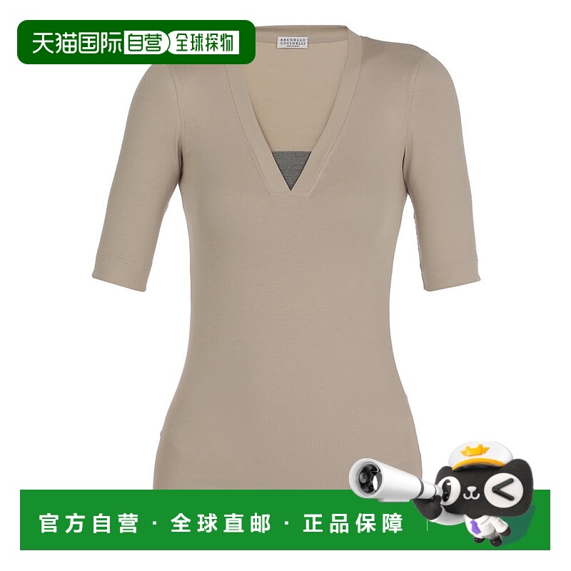 1h可退 香港直邮BRUNELLO CUCINELLI 女士T恤 M0TC8EL692C8539 SS